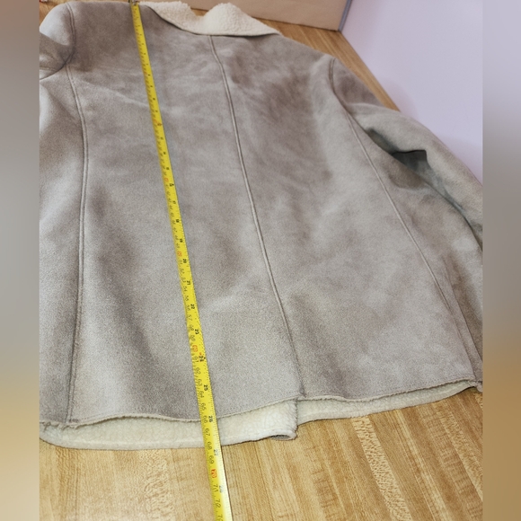 WEATHERPROOF Women's Suede Winter Jacket, size L - Picture 13 of 13